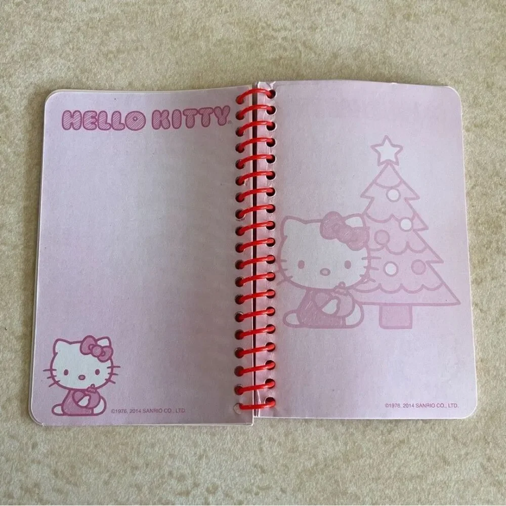 Hello Kitty Sticker Sheets 3 Sets and Notepad Christmas Holiday